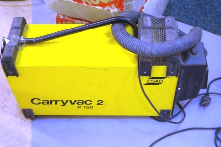 Portable welding extraction, ESAB CarryVac 2 P150