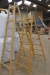 Stepladder, Wibe ladder. Type WTS WL7, 7 Steps New + Ladder HJ Ladder EN 131 - Insta650, 9 steps, Ny (archive photo)