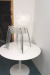 Round table with 4 acrylic chairs