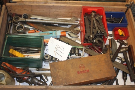 Pallet of miscellaneous tools