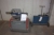Floor sweeper, Juniper + strapping cart including strapping tool