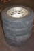 4 winter tyres for Suzuki Grand Vitara, 205-70 R15 on steel wheel rims