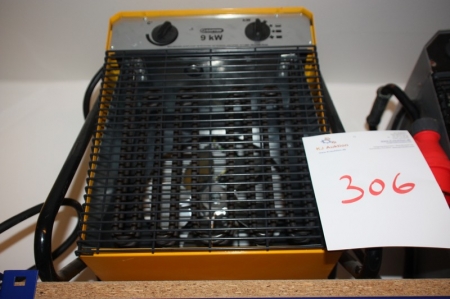 Fan Heater, 9 kW, Raptor, unused