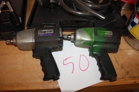 2 x impact wrench, SP-Air, SP-7141, ½" Impact Wrench