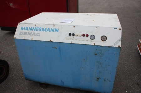 Compressor, Mannesmann Demag SE 30S. Hour meter shows 12,602. 16 bar