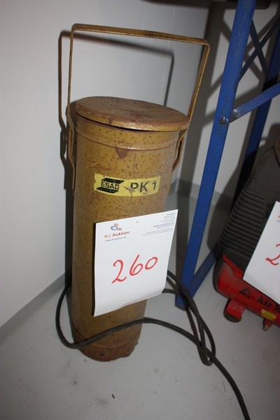 Electrode heater, ESAB