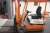 Electric forklift truck, Toyota 15, 1.5 tons. Hours: 5178. Charger.  Tripple mast, forward visibility. Hydraulic side shift and fork positioner. Max 1350 kg. Max. Height: 6000 mm.