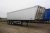 3-axle trailer 50 m3. Rolled down sides. Aluminum box. Steel chassis. Furnished to bulk. Unused. 3 axles. BPW drum brakes. Not registered but can be approved by the seller