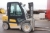 Forklift, diesel. Yale, type ELMD IFRF 351. Lifting height: 3050 mm. Capacity: 3500 kg. Twin front wheels. Hours approx. 3550