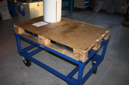 Materialevogn for europalle + dunk, 20 liter, mærket CRC 3-36 Anti Corrosion