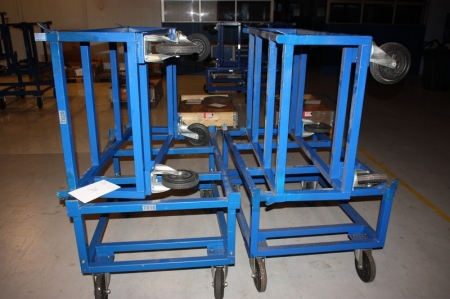 4 x Material carriage of euro pallets