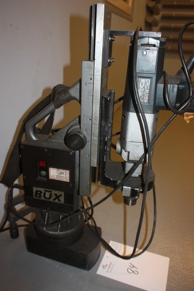 Magnetic Drill stand, BUX with Bosch 23-2 e drill