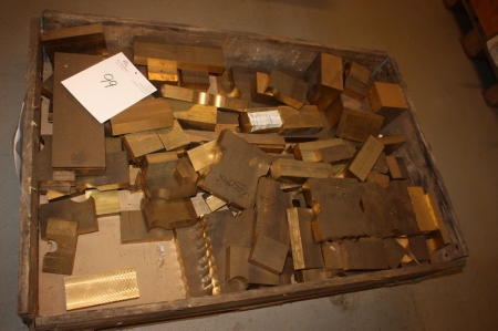 Pallet marked "Brass Remains". Pallet not included