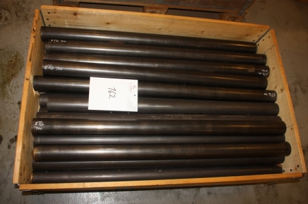 Pallet with rods, ø70 mm, labelled ETG 100 SKF 280 facetted. Pallet not included
