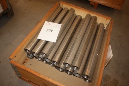 Half Pallet marked "110010603003600 60.3 x 3.6 welded steel tube 4301". Pallet not included