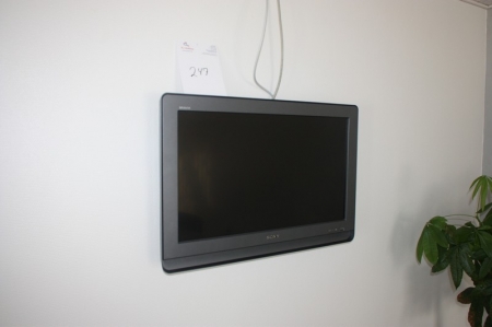 Flat screen TV, Sony Bravia, approx. 80 x 54 cm