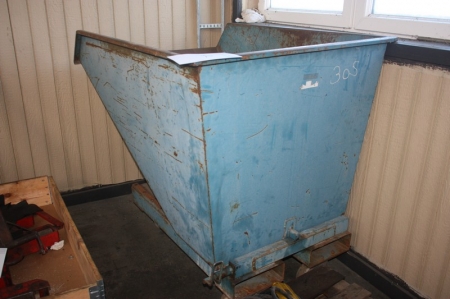 Vippecontainer, ca. 1000 liter