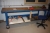 Portable working bench, 249 x 75 cm, with shelf + miscellaneous