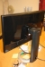 Flat screen, Asus HDMI Ve248, mounted on stand, Ergotron