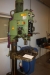 Drill press, Bulmak, Metalik PKO 40A. SN: 1107, year 1998. Clamping surface: 43 x 36 cm. Manual height adjustment of clamping surface. Oil lubrication. Output speed: 67-1320 + dustbin