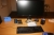PC, labeled A-Desk, with DVD drive + flat screen Neovo + keyboard + mouse + laser printer, Brother HL-5350DN + label printer, Brother QL-1060 + digital camera, Casio Elexim, 12.5 megapixels