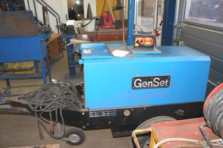 Mobile welding generator sets, Genset MPM 8-300 IC EL, Diesel. Hours: 93