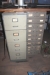 1 file cabinet containing various tools + drawer including content