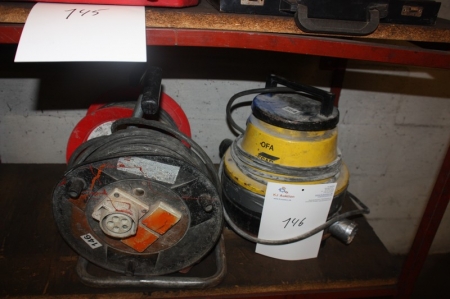 Electric Smoke Evacuator, Esab OFA + 2 cable reels