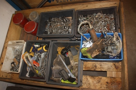 Pallet of various bolts, etc.