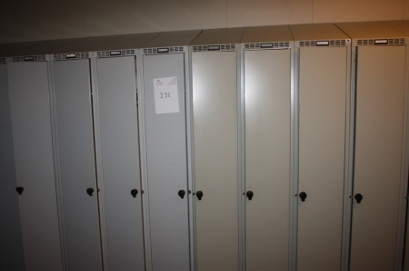 2 x 3-compartment locker, Blika