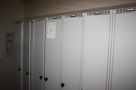 2 x 3-compartment locker, Blika