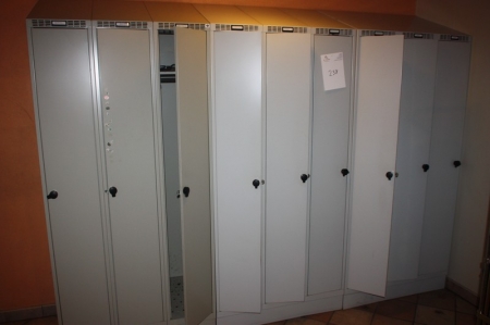 3 x 3-compartment locker, Blika