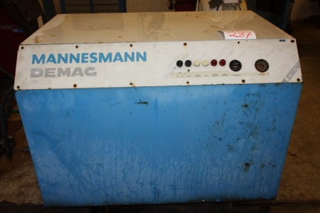 Screw Compressor, Mannesmann Demag SE 30 S. Hour meter shows 12602