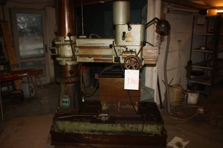 Radial Drill, Arboga CR 830 SN: 135165. Motor RPM 2800 / 1400. Spindle: 80-840 rpm