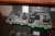 Akuboremaskine, Hitachi, med 2 batterier + lader + aku-slagnøgle, Hitachi + 2 batterier + lader