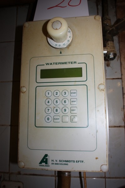 Water dosing, Water Meter