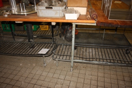 3 packaging carts without content, approx. 125 x 60 cm
