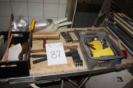 Various baking utensils