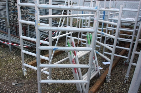 Rolling scaffolding with extension, Jumbo
