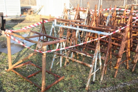 Approximately 13 trestles as marked