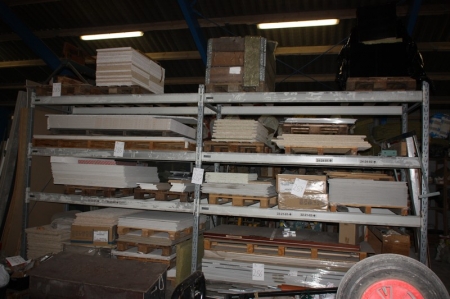 2 span pallet rack without content, 16 frames, length approx. 3 meters. Max. 800 kg / pallet