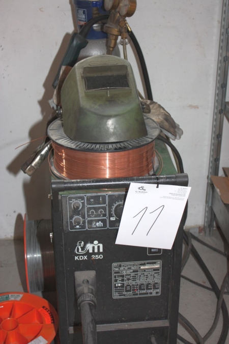 Svejsemaskine, Migatronic KDX 250 med ejerflaske