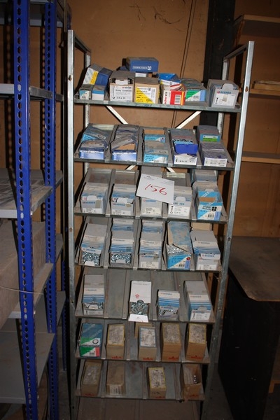 Steel Shelving with assorted screws