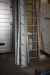 Aluminum ladder + aluminum ladder, approx. 13 steps + various cover profiler etc.