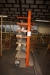 Double-sided cantilever racking, length approx. 5 meters, approx. 15 shelves. Without content