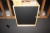 El-hæve sænke skrivebord, sort, Linak system. 200 x 90 /120 cm. + kontorstol + bogreol med rullefront + bogreol med sort front (alt uden indhold)
