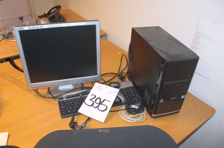 Medion computer uden harddisk med skærm, tastatur, mus