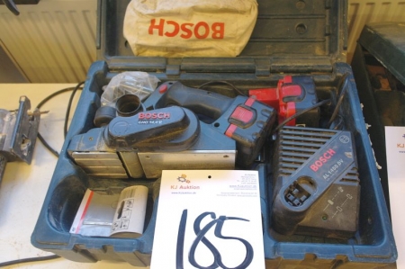 Cordless planer, Bosch, with battery + charger