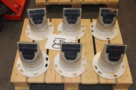 6 x solar navigation lights, Sealite, model SL70