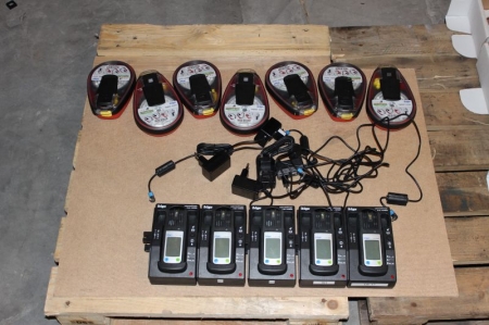 5 x Dräger X-am 2000 gas tester / alarms. (Sniffer) with charger and 7 x Dräger Gas Masks, Parat 3200